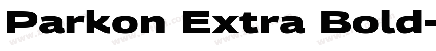 Parkon Extra Bold字体转换